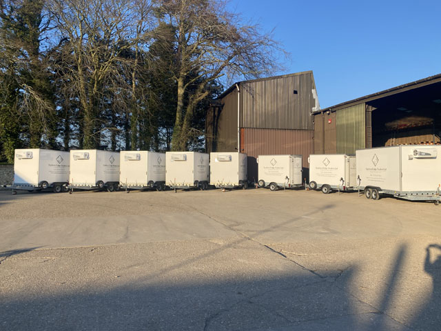 Fridge trailers for hire Hampshire and South