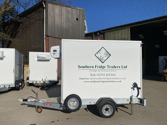 Small fridge and freezer trailers for hire