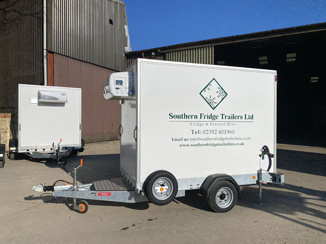 Small fridge trailer hire Hampshire